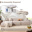 8 Seats Oversized Modular Sectional Compression Modular Sofa Curved Design-1670125934