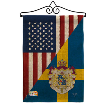 Double Sided 18.5'' H x 13'' W Burlap Garden Flag