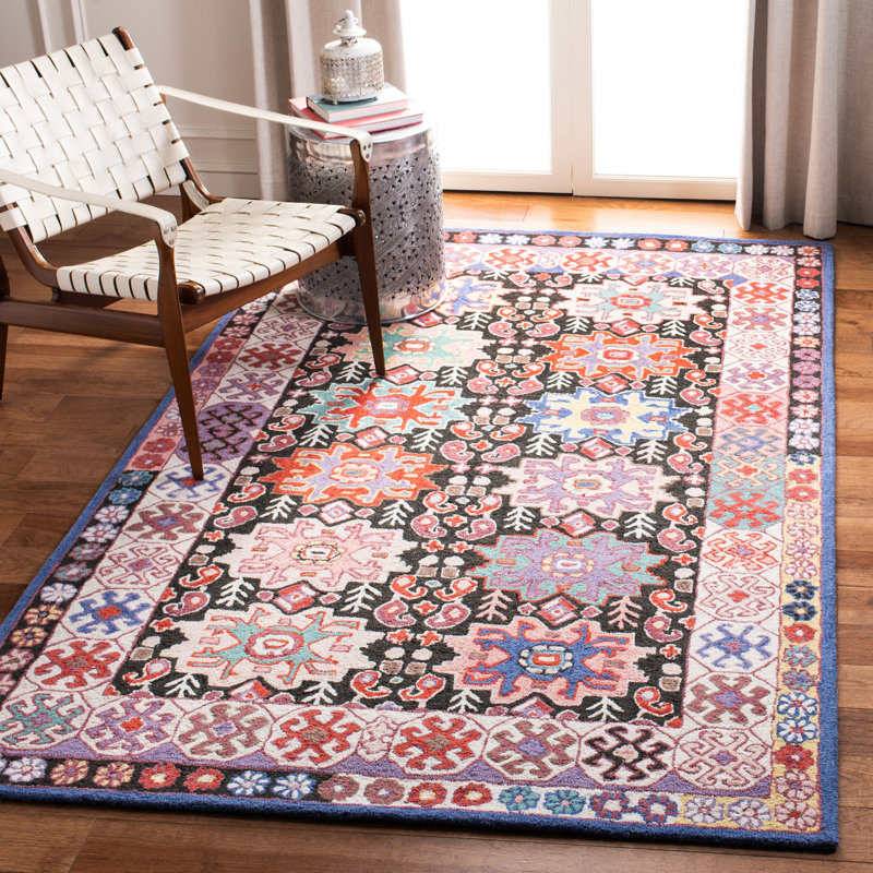 Sazerac Hand Tufted Wool Oriental Rug, Rectangle 5' x 8'