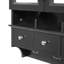 Armoire à miroir 24 po 4-en-1, armoire murale avec tiroirs et crochets de rangement 24 po-1611717618