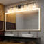 Éclairage pour meuble-lavabo avec abat-jour en verre transparent-743895085-765029939