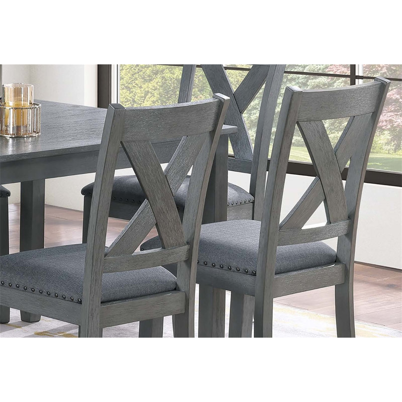 Finition table de salle à manger 6X chaises 7Pcs