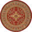 Tapis rouge à motif géométrique Eesi-1760922479