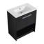 Meuble-lavabo 30 po avec lavabo en céramique, 2 portes à fermeture douce, meuble-lavabo autoportant, contreplaqué-788269687-788269681