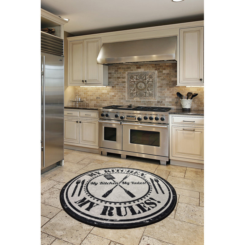 Antibacterial 100% Polyester Area Rug, 39.4 inches Diameter | 10 mm Pile Height, 700 g/m² | Non-Slip Underside, Machine Washable at 86°F | Perfect for Living Room, Bedroom & Kids' Play Area, Easy Care