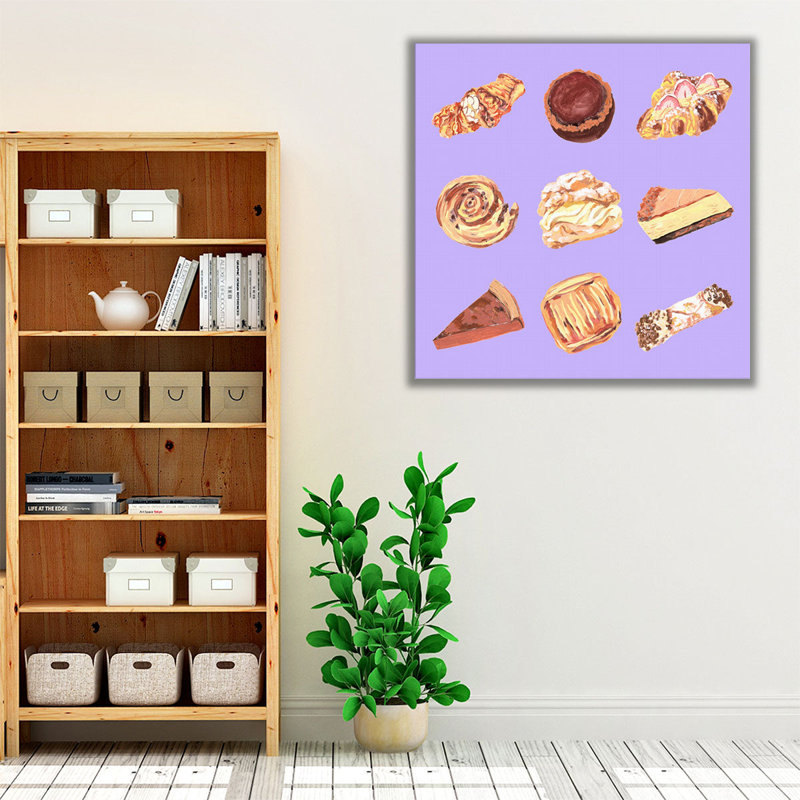 «Delicieux I», reproduction d'art sur toile, H 20 po x l 20 po