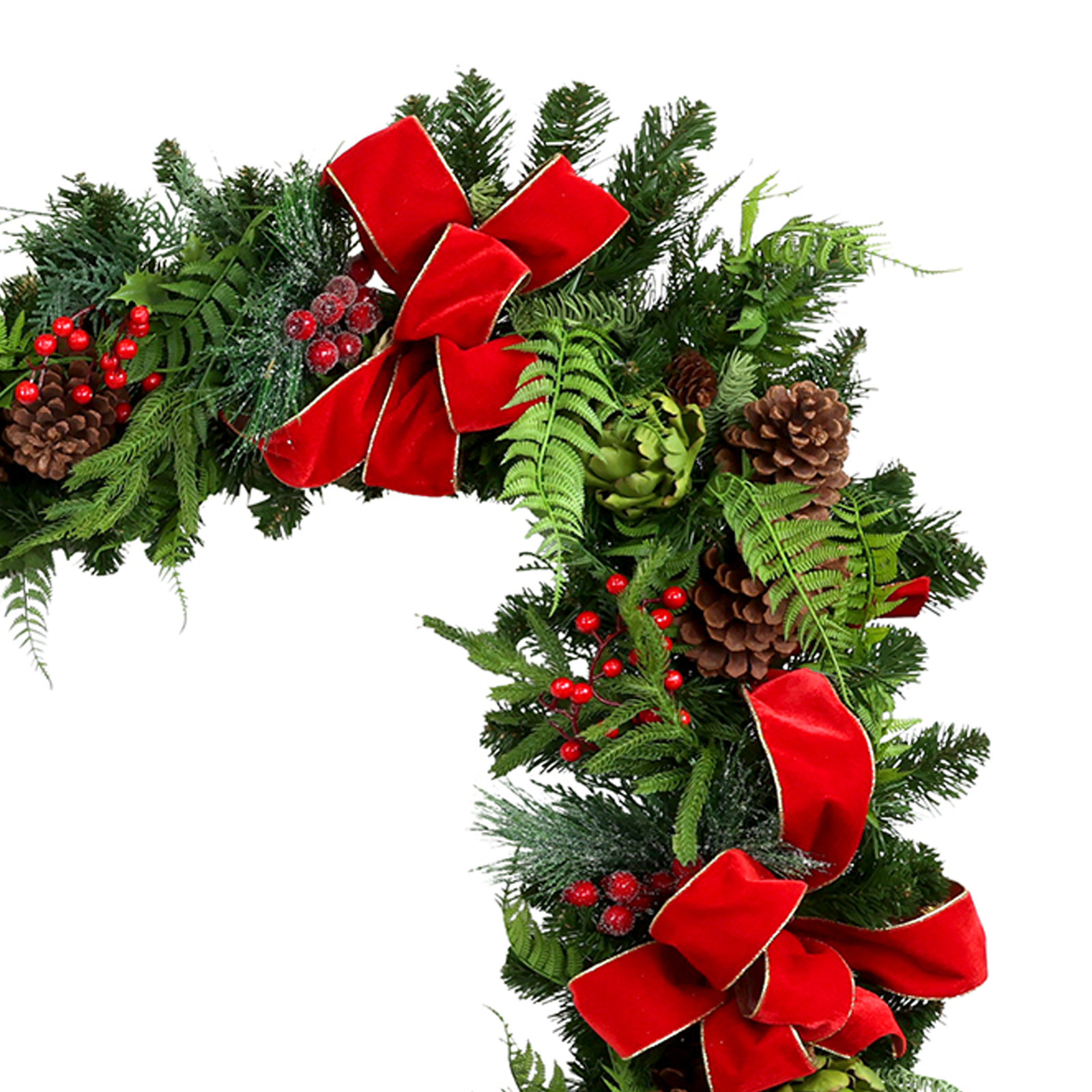 108" Berry Christmas Garland