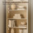 72" Tall Bookcase, Wood 6 Tier Bookshelf With Adjustable Shelves For Living Room Home Office