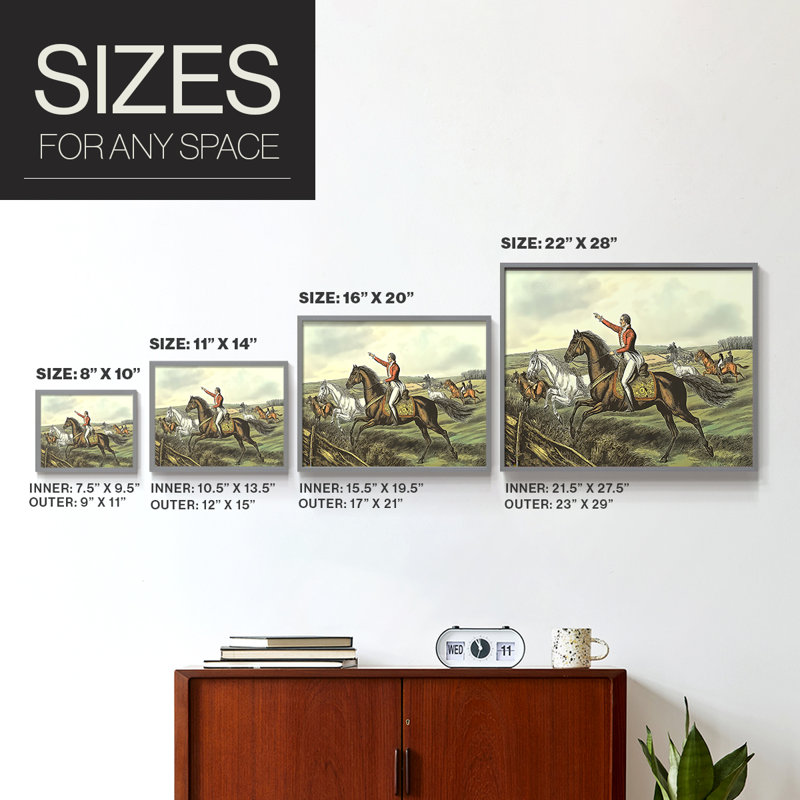 Abstract Nautical Series-CCXIX -Framed Print - Restickable, Grey, 16" H x 20" W