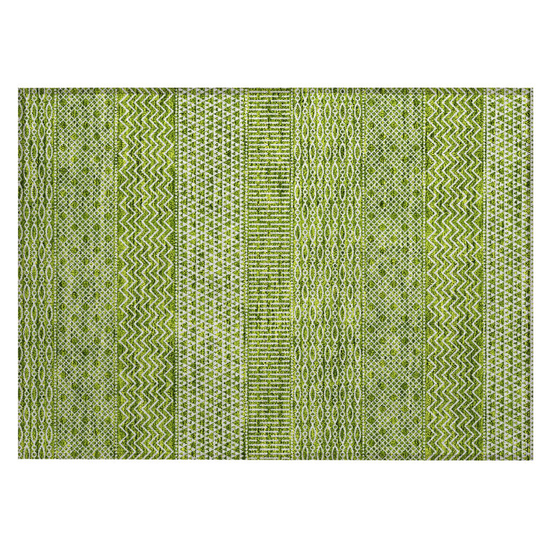 Tisdell Area Rug with Non-Slip Backing, Rectangle 1'8" x 2'6"