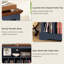 Support pour disque vinyle rustique, support pour disque vinyle jusqu'à 230 albums-1308036789