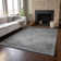 Premium Machine Washable Fehr Gray Rug