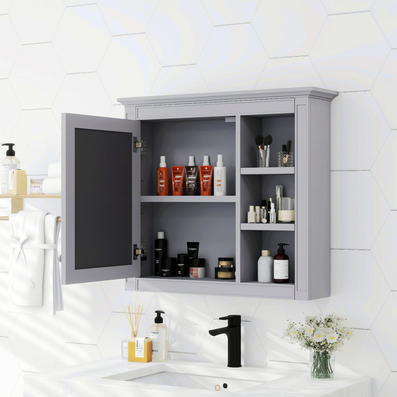 Cabine de salle de bain Jahidul, Gris