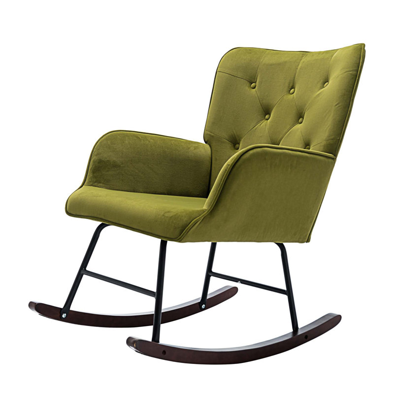 Chaise berçante Griffen, Vert