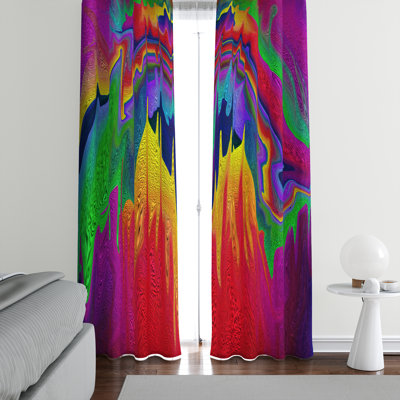 Semi Sheer Curtain Pair