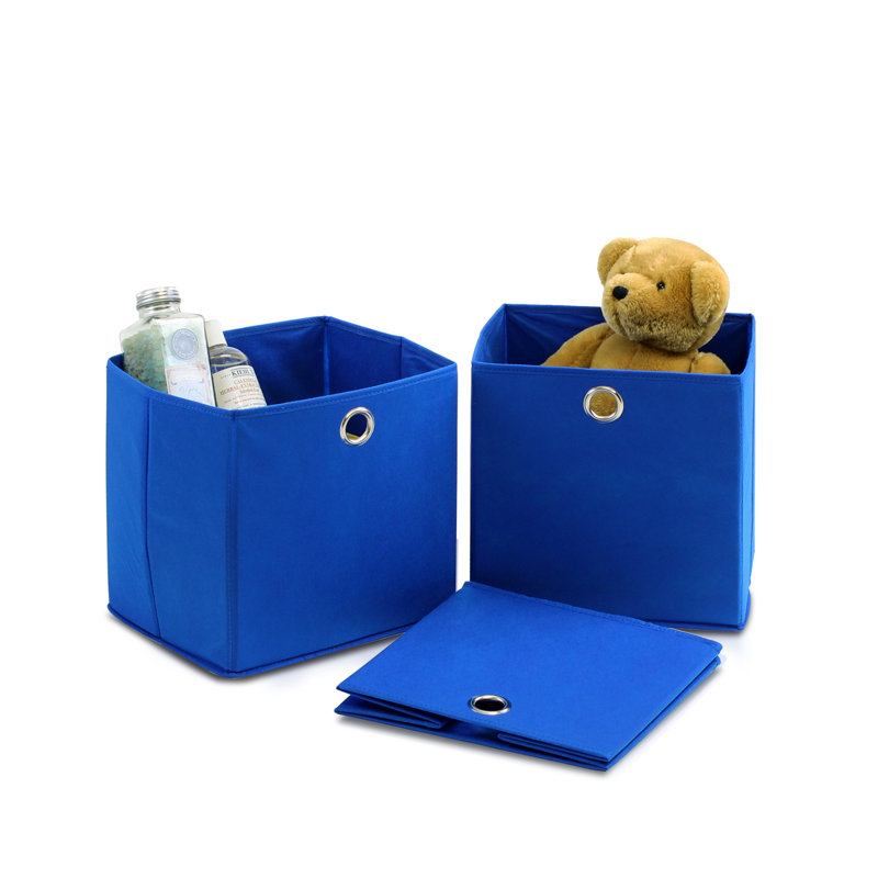 Rebrilliant Fabric Bin, Blue