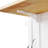 53 Inch Rolling Kitchen Island With Drop Leaf, Power Outlet & Storage Cabinet – Mobile Kitchen Cart On 5 Wheels-1008866310