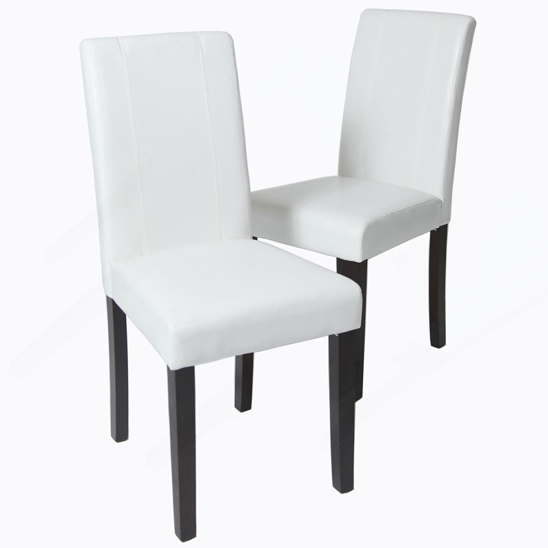 Ensemble de chaises Parson rembourrées en similicuir de style urbain, idéales pour les espaces multiples et l'utilisation à long terme
