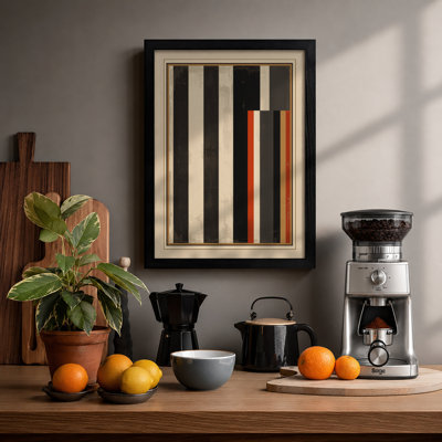 Striped Composition Geometric - Print