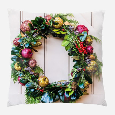 Canvas Outdoor Reversible Throw Pillow
