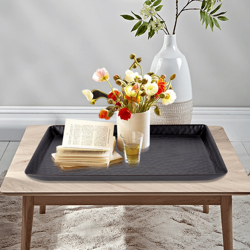Metal Tray, 1" H x 12" W x 8" D