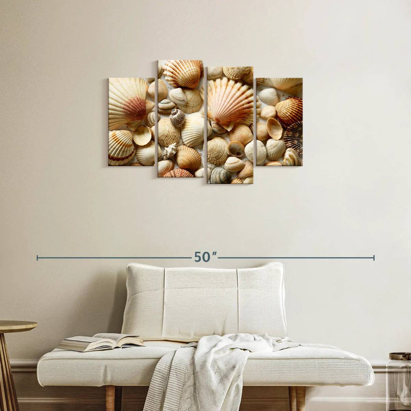 Aletra Various Seashells, 22" H x 36" W