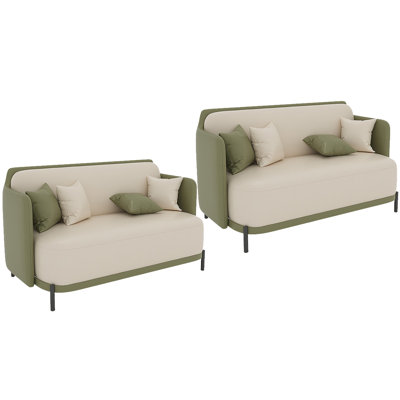 47.24'' Faux Leather Loveseat