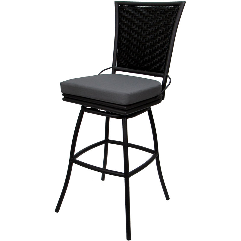 Lin, Noir, 34", Gris foncé