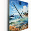 Photo de plage Coastal Impressions VII - Horloge murale nautique et plage-99629179