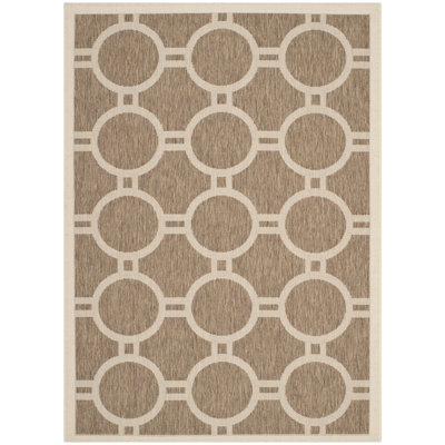 Courtyard Performance Geometric Rug