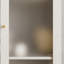 Garde-manger moderne avec portes en verre et tiroirs de rangement - Organisateur de cuisine et de salle à manger élégant
