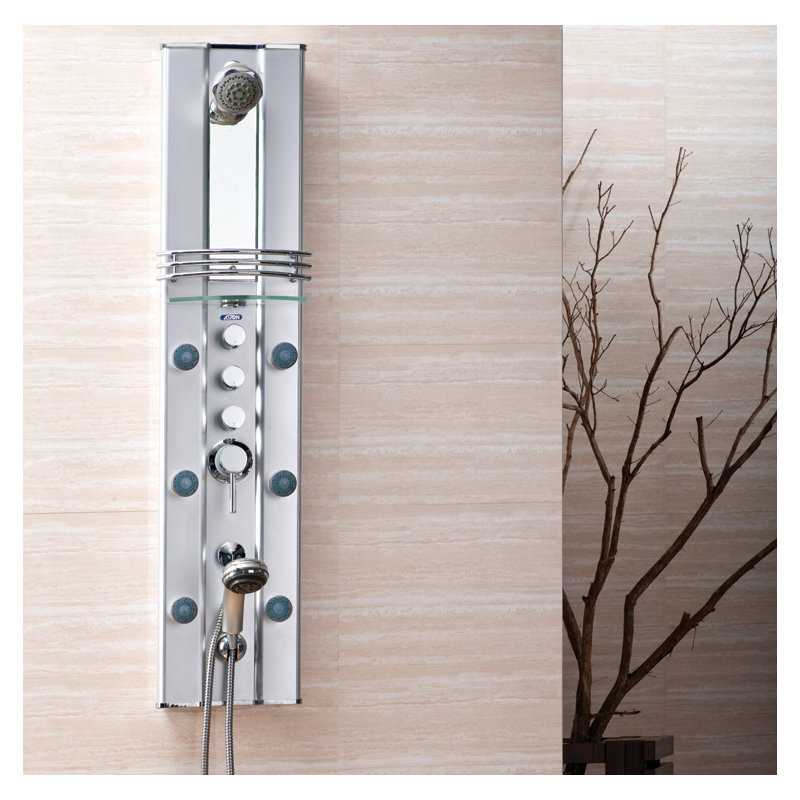 Panneau de douche thermostatique en aluminium