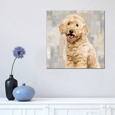 Poodle by Keri Rodgers - Wrapped Canvas Painting