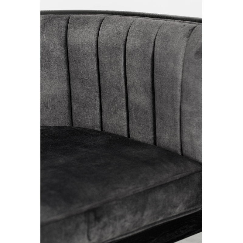 Alton Loveseat, Gray, Black