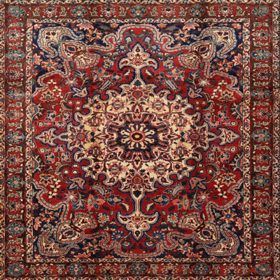 Tapis oriental rouge Joelle