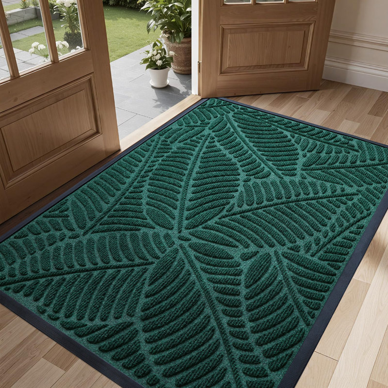 Tapis d'extérieur Welcome Welcome, Green, 32" W x 47" L