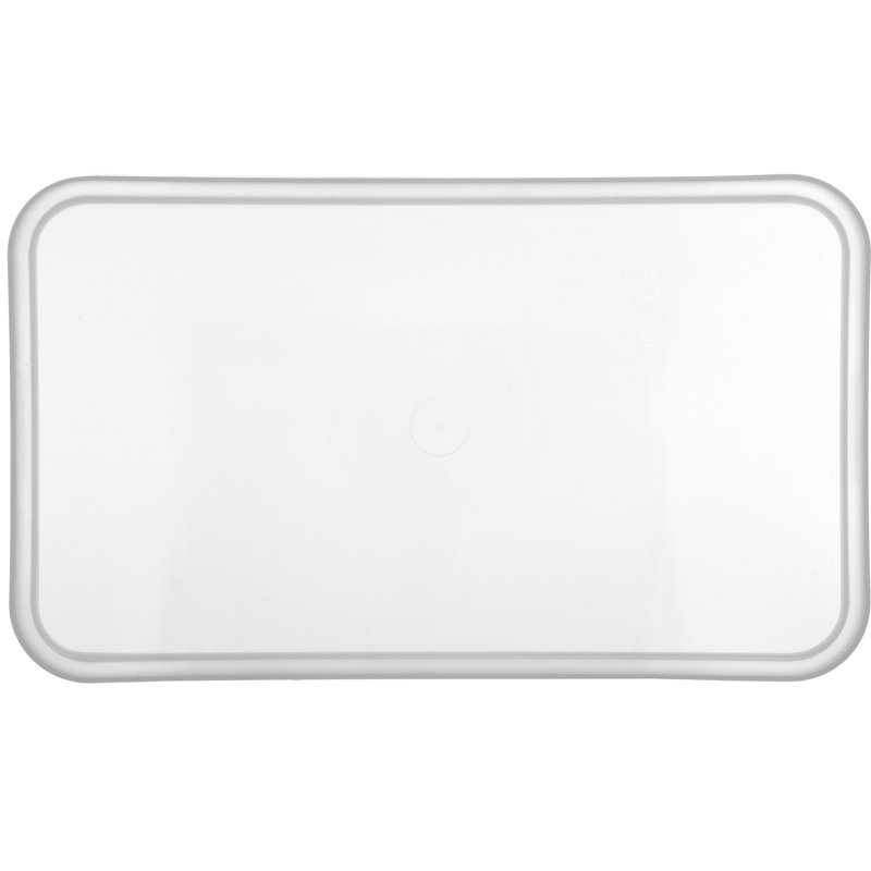 Couvercle transparent en polyéthylène rectangulaire
