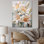 «Beige Lilies Simple Tranquility IV» sur toile