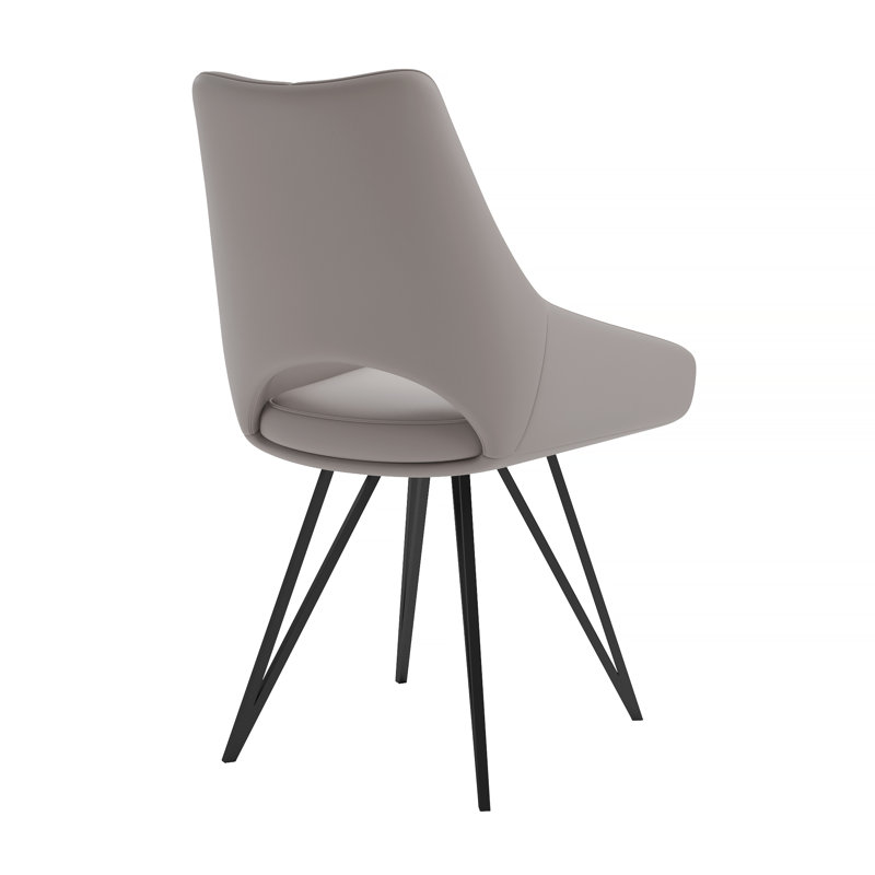 Anjalie 0cm H Upholstered Side Chair, Taupe