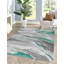 Abstract Indoor / Outdoor Area Rug-564557033