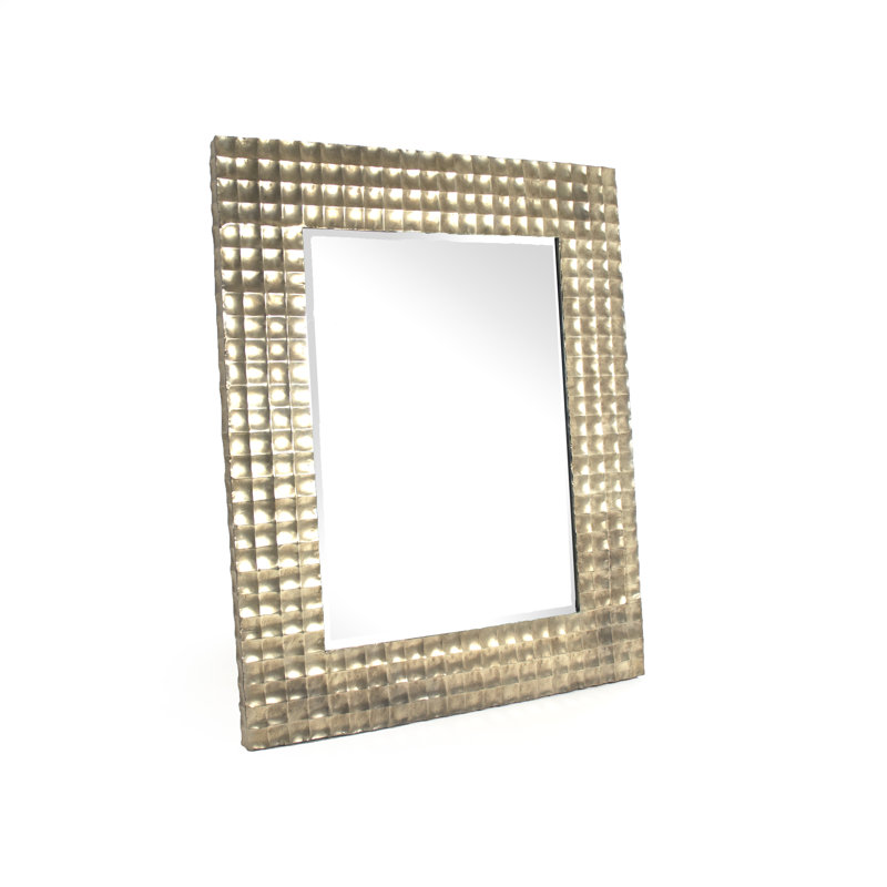 Janet Metal Beveled Wall Mirror