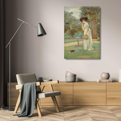 "Roses en fleurs" par Charles Edward Wilson - Art mural sur toile tendue avec châssis