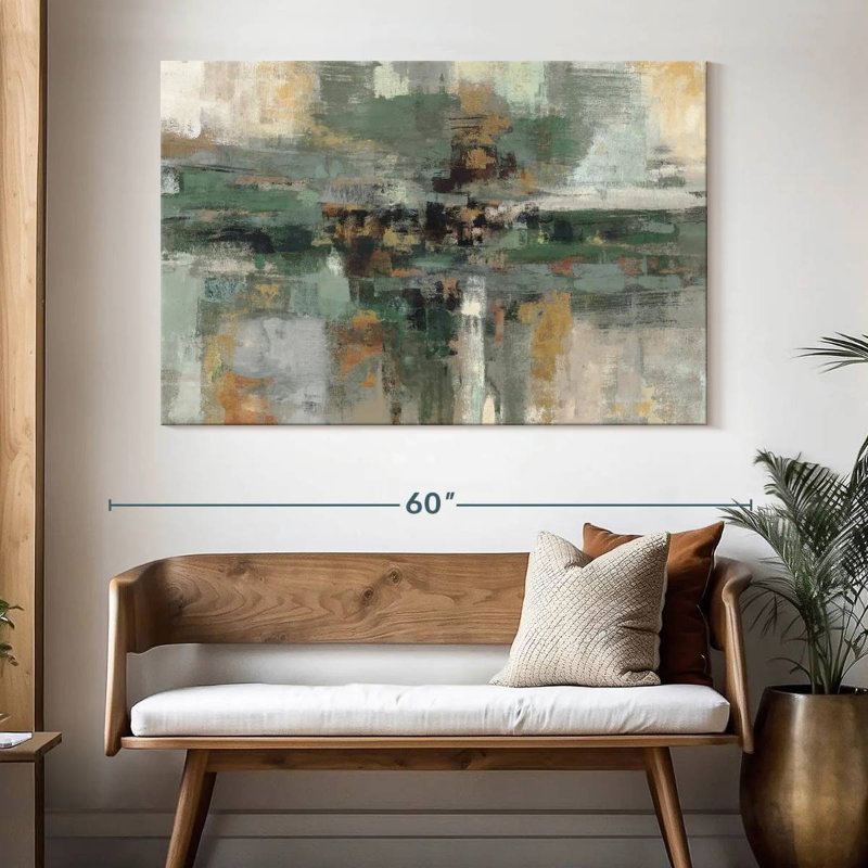 Sur toile, H 51 po x l 34 po x P 1,25 po