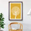 Orange and White Tree - Framed Print-62808805-62808806