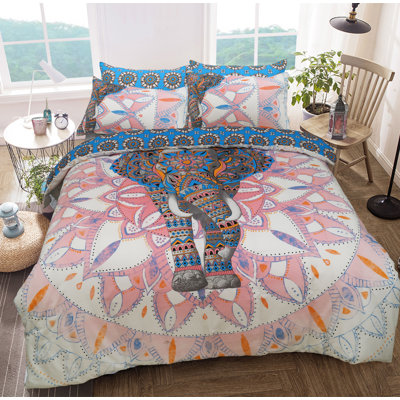Clintin Cotton Blend Duvet Cover with Pillowcases