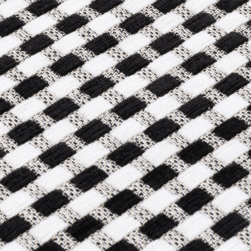 Tapis de cuisine antidérapant et antidérapant (ensemble de 2), Noir / blanc