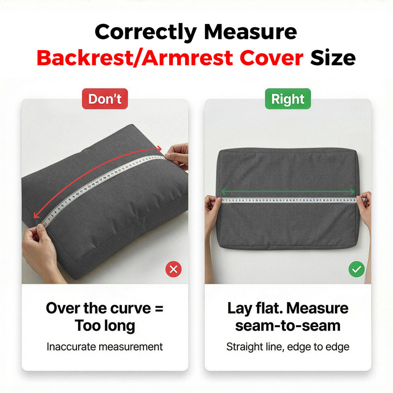 Housses de remplacement pour housses de coussins d'extérieur pour groupes spécifiques, Ensemble de 4 sièges / 10 pièces