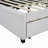 Upholstered Daybed With 2 Storage Drawers Sofa Bed Frame, Linen Fabric-1508816378