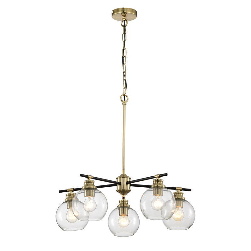 5 - Light Dimmable Modern Linear Chandelier
