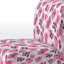 Fauteuil de chambre à imprimé léopard rose-510582492